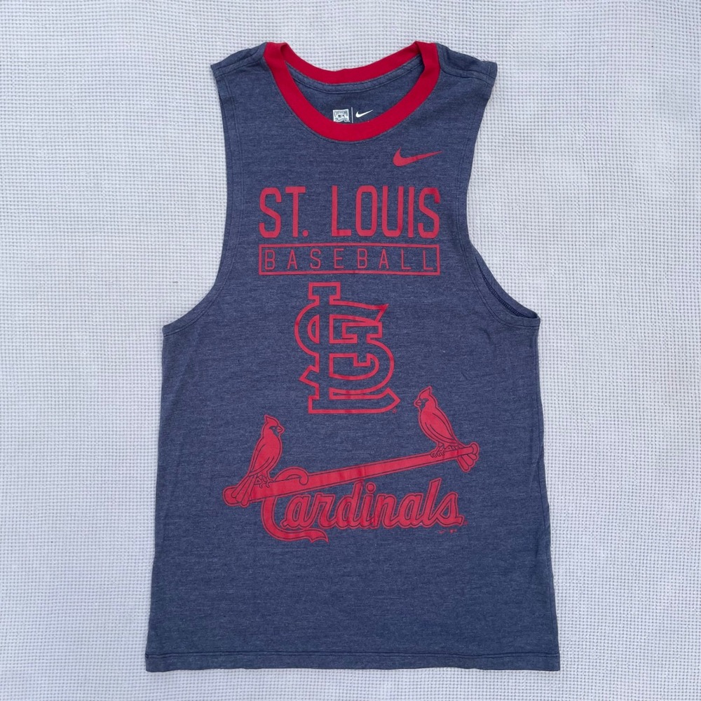 Nike St Louis Cardinals Tank XS Cooperstown Collection Baseball Retro